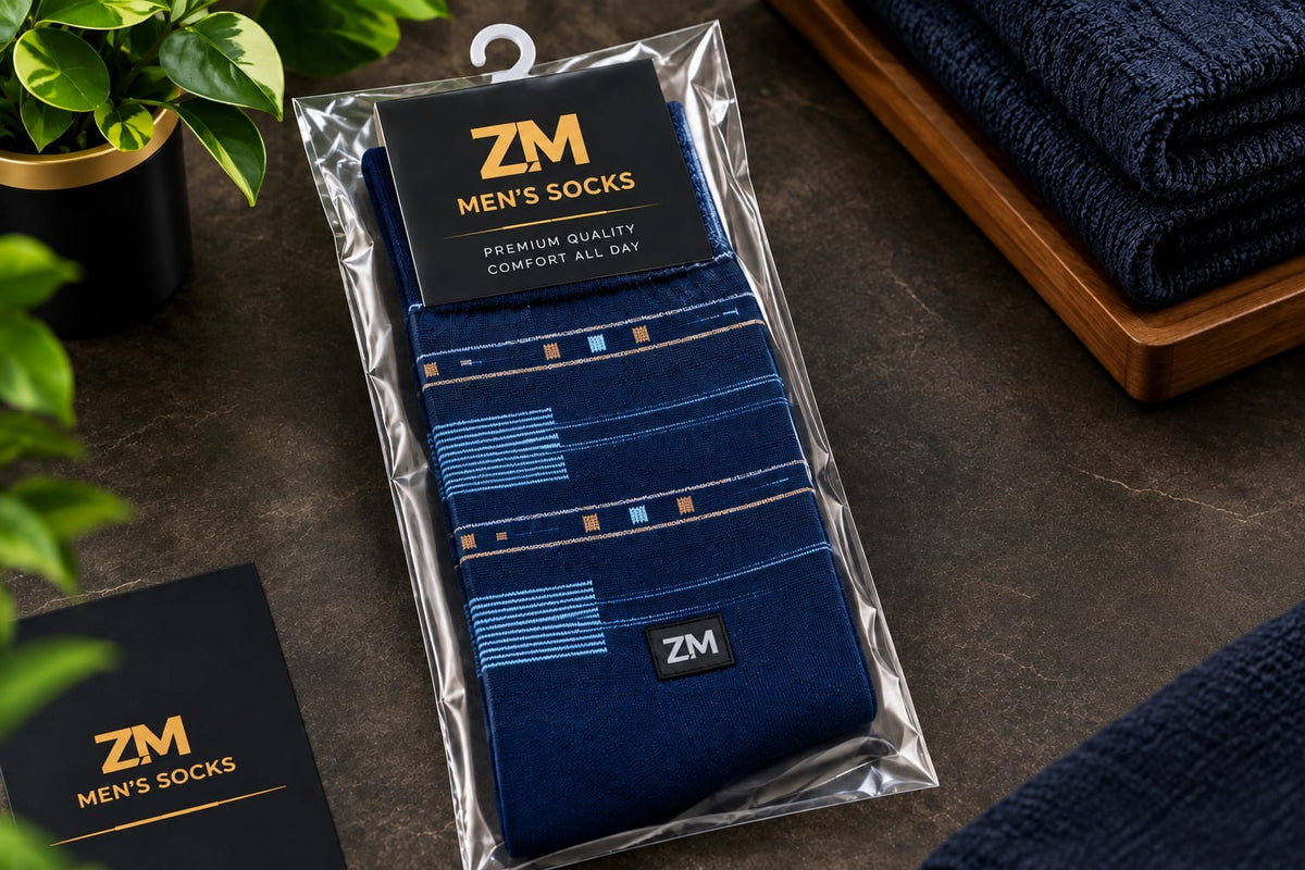 COTTON SOFT FABRIC SOCKS FOR MEN (PAIR OF 6)